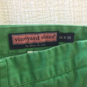 Men’s Vineyard Vines Green Chino Pants 34 x 30